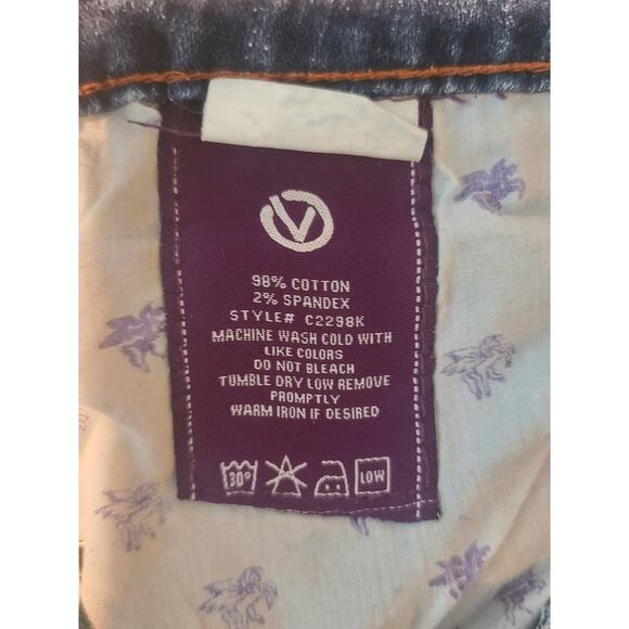 Vigoss denim blue jean cutoff shorts - 7 - Picture 7 of 8